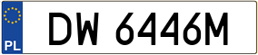 Truck License Plate